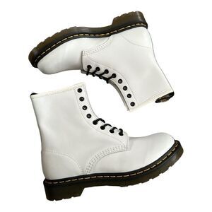 Dr. Martens Women's 1460 Softy T Boots White Size 6
